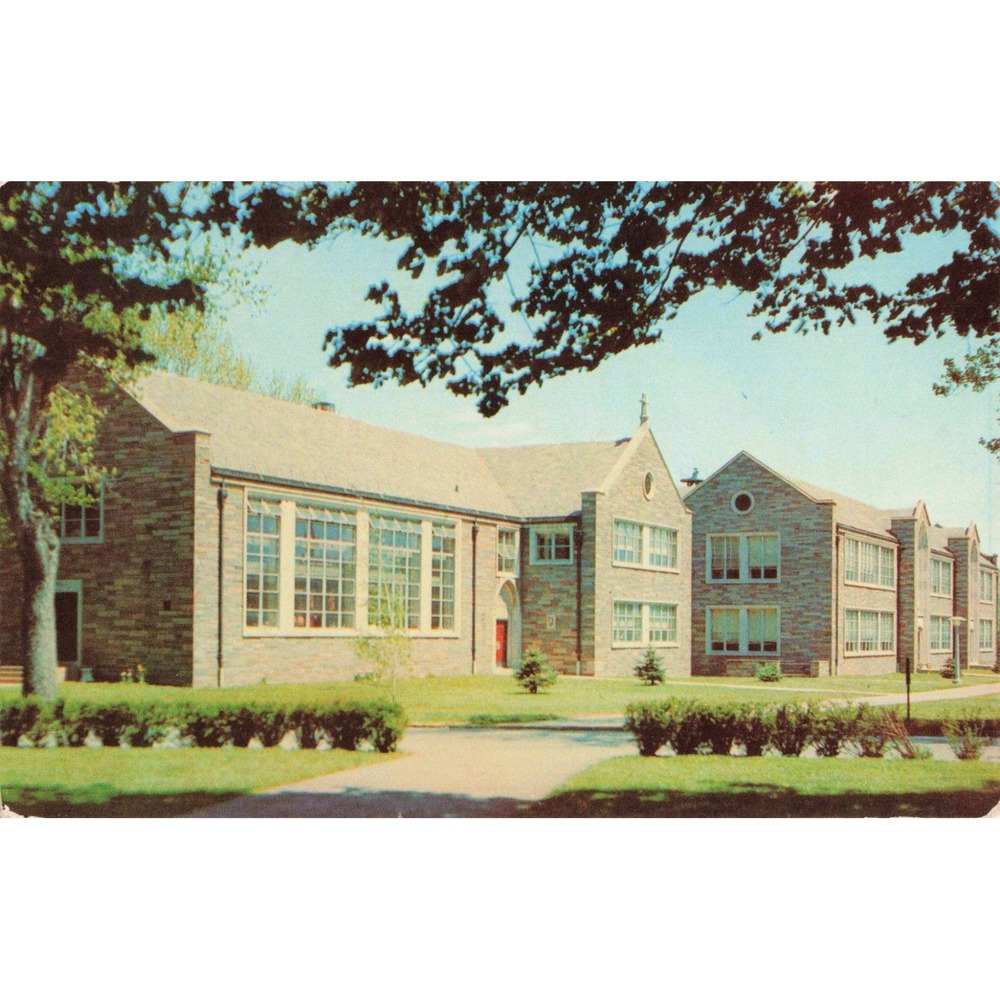Vintage 1958 Villanova University Chemical Engineering Naval Science Postcard